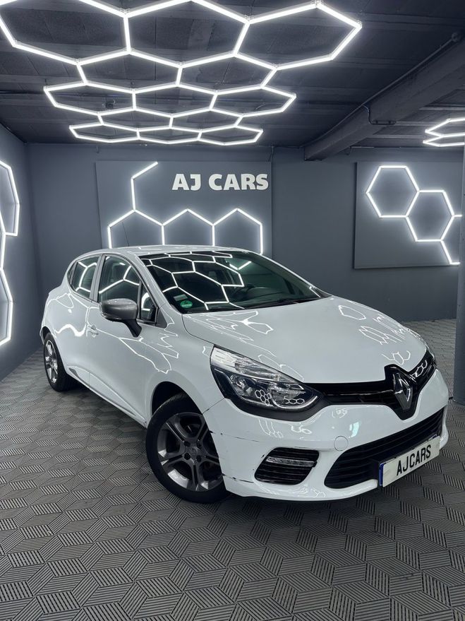 Renault Clio iv 0.9 tce 90ch gt line clim gps garanti Blanc de 2015