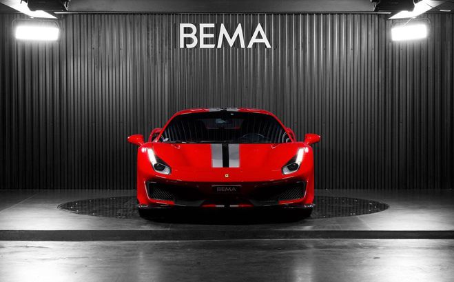 Ferrari 488 GTB Pista V8 Biturbo 720ch | Immat Franc Rouge de 2018