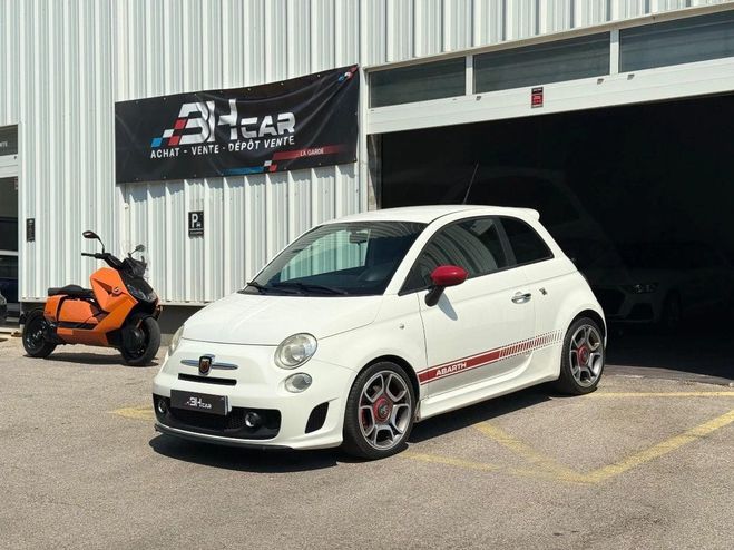 Abarth 500 1.4 T 135CV / SUIVI COMPLET / BLUETOOTH  Blanc de 2009