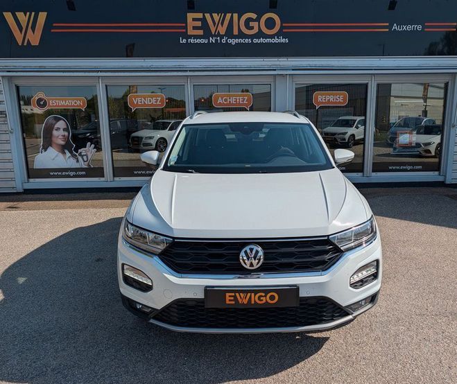 Volkswagen T Roc 1.0 tsi 115cv lounge apple carplay camer Blanc de 2019