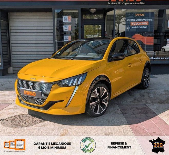 Peugeot 208 1.2 PURETECH 100ch GT CARPLAY GPS CAMERA Jaune de 2022