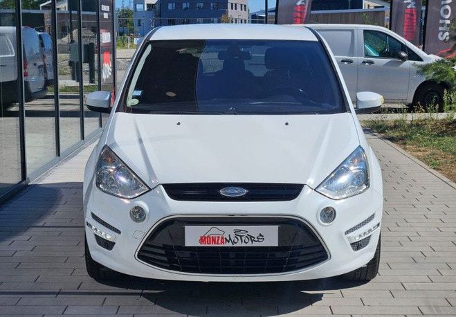 Ford S Max 2.0 TDCI 140CH FAP TITANIUM 7 PLACES Blanc de 2011