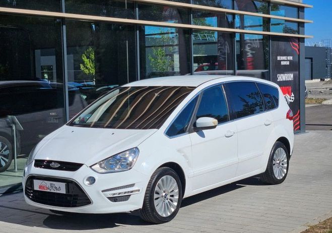 Ford S Max 2.0 TDCI 140CH FAP TITANIUM 7 PLACES Blanc de 2011