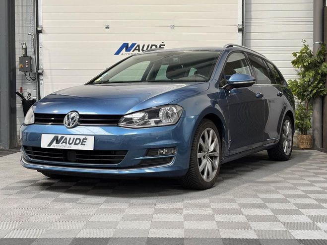Volkswagen Golf VII SW 1.6 TDI 105ch DSG 7 Carat BLEU CLAIR de 2015