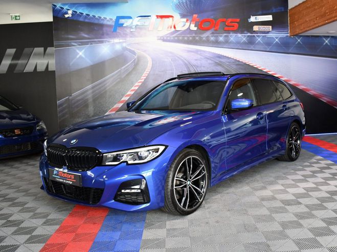 BMW Serie 3 Touring 320D Pack M 2.0 190 X-Drive GPS  Bleu de 2021