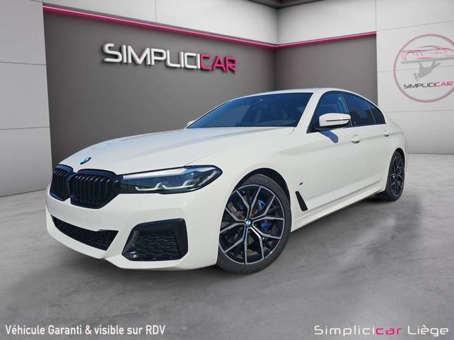 BMW Serie 5 520 dA (EU6d-TEMP) Blanc M�tallis� de 