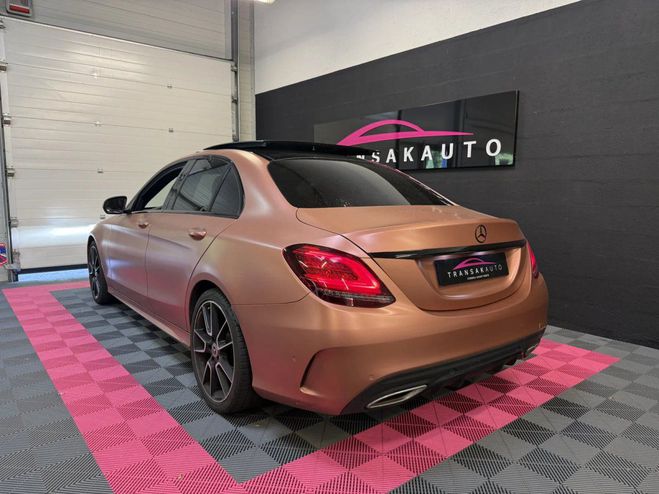 Mercedes Classe C 180d 9g-tronic amg line toit ouvrant ges Blanc de 2019