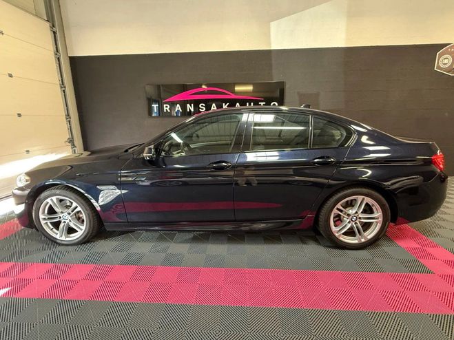 BMW Serie 5 f10 lci 520d xdrive 190 ch m sport a sui Bleu de 2014