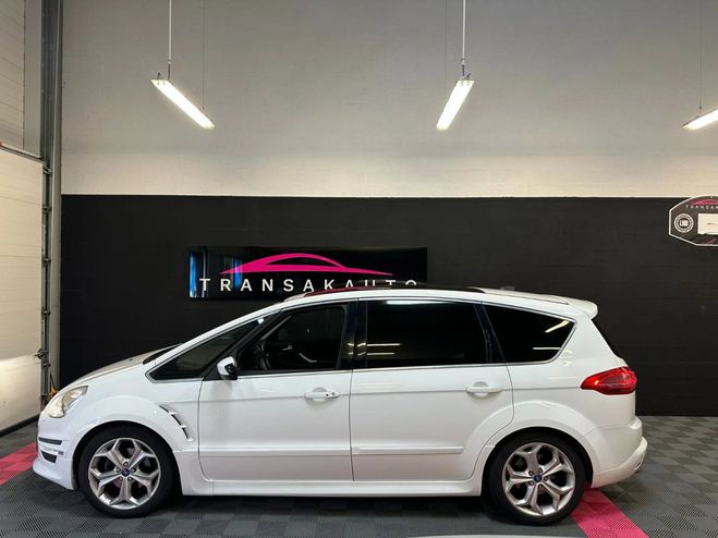 Ford S Max 2.0 tdci 163 ch sport platinium - toit p Blanc de 2012