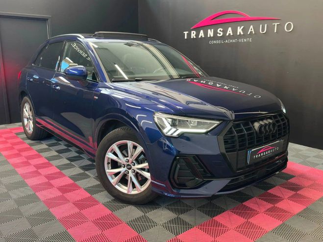 Audi Q3 35 tfsi 150 ch s tronic 7 line - origine Bleu de 2024