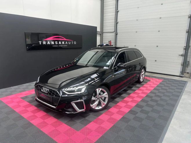 Audi A4 40 tdi 204 s tronic 7 line entretien car Noir de 2021