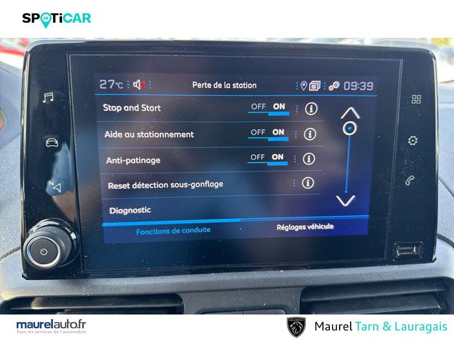 Peugeot Partner PARTNER FOURGON M 650 KG BLUEHDI 100 S&S White de 2022