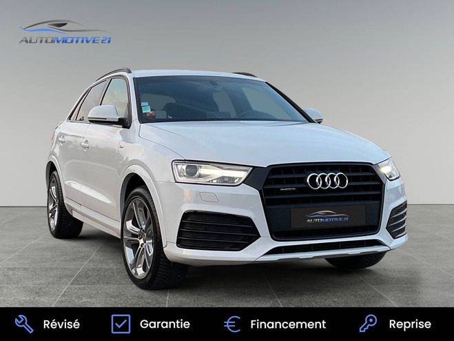 Audi Q3 2.0 TDI 150 ch S line Quattro S tronic 7 BLANC de 2016