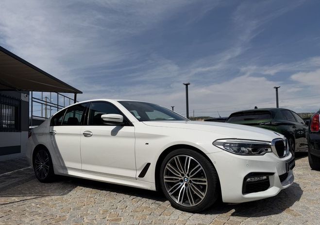 BMW Serie 5 520dA 190ch Efficient Dynamics Edition M Blanc de 2017