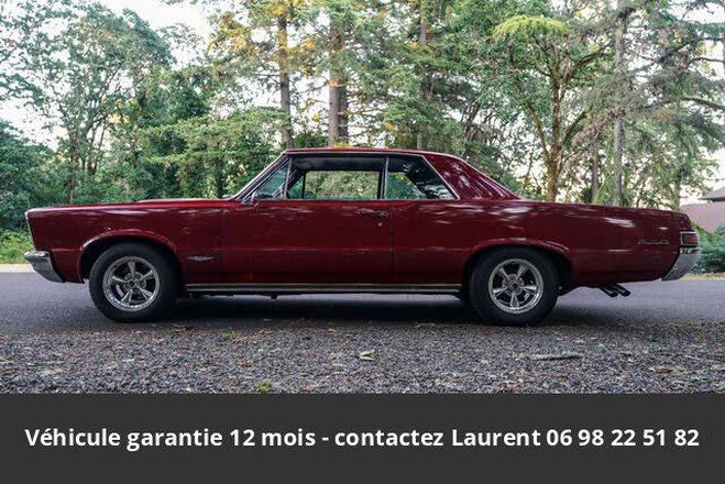 Pontiac LeMans 1965 coupe 389 ci v8 325 hp code l78/l76 Rouge de 1965