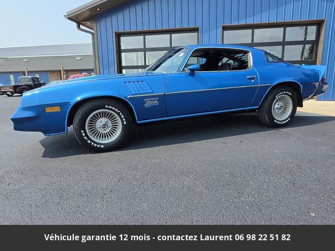 Chevrolet Camaro 1978 coupe 350 ci 190 hp code lm1 3 vite Bleu de 1978