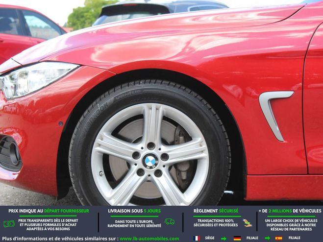 BMW Serie 4 430i BVA Rouge M�tallique de 2014