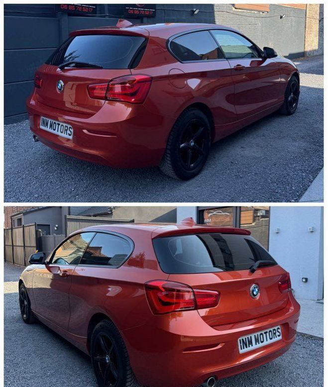 BMW Serie 1 116d 116 ch automatique ? gps garantie 6 Orange de 2017