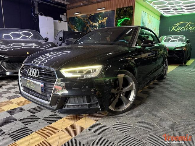 Audi A3 CABRIOLET 2.0 TFSI 190 cv S-LINE S-TRONI Noir de 2019