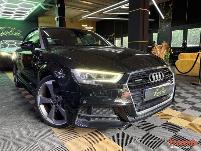 Audi A3 CABRIOLET 2.0 TFSI 190 cv S-LINE S-TRONI Noir de 2019
