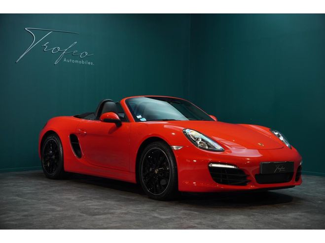 Porsche Boxster 2.7 265 ch PDK I Origine france I Volant ROUGE FONCE de 2013