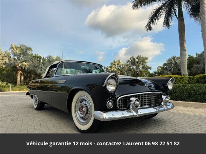 Ford Thunderbird 1955 convertible 292 ci 195 hp code p 3  Noir de 1955