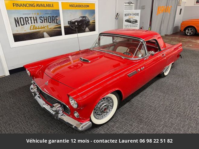 Ford Thunderbird 1955 coupe 292 ci v8 195 hp code p 3 vit Rouge de 1955