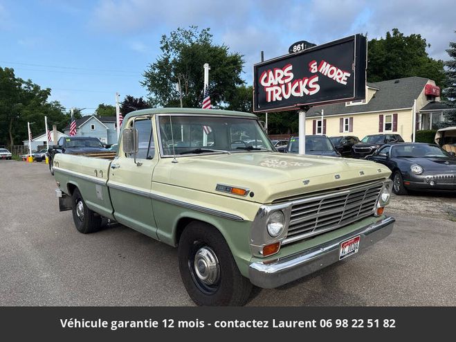 Ford F100 1969 pickup 360 ci 215 hp code y 4 vites Vert de 1969