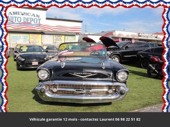 Chevrolet Bel Air 1957 convertible 283 ci 200 hp 3 vitesse Noir de 1957