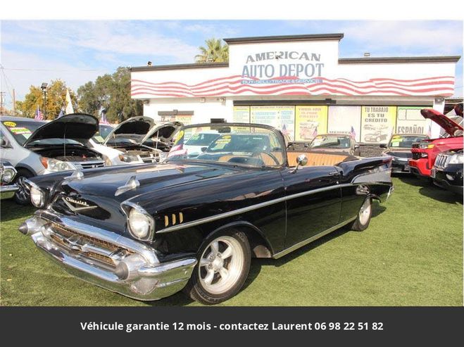 Chevrolet Bel Air 1957 convertible 283 ci 200 hp 3 vitesse Noir de 1957