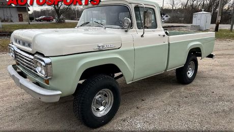 Ford F100 1959 pickup 292 ci v8 186 hp code c tous 1959 d'occasion a Paris (75)