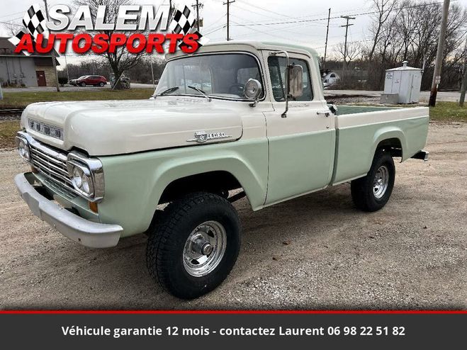 Ford F100 1959 pickup 292 ci v8 186 hp code c tous Vert de 1959