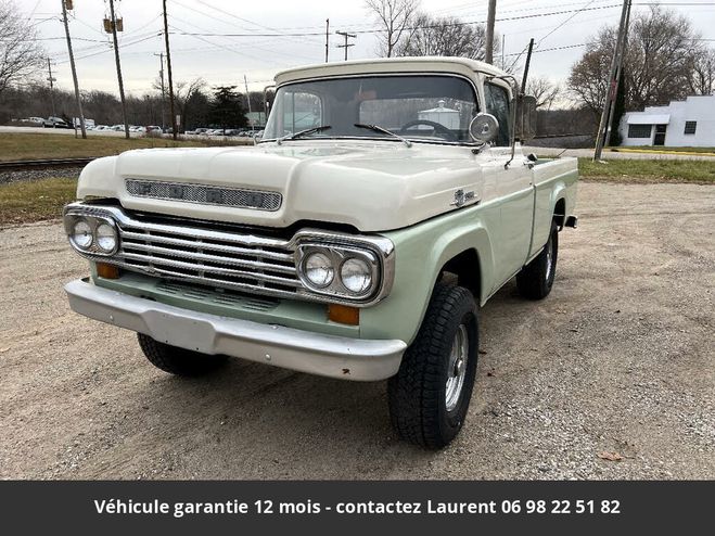 Ford F100 1959 pickup 292 ci v8 186 hp code c tous Vert de 1959