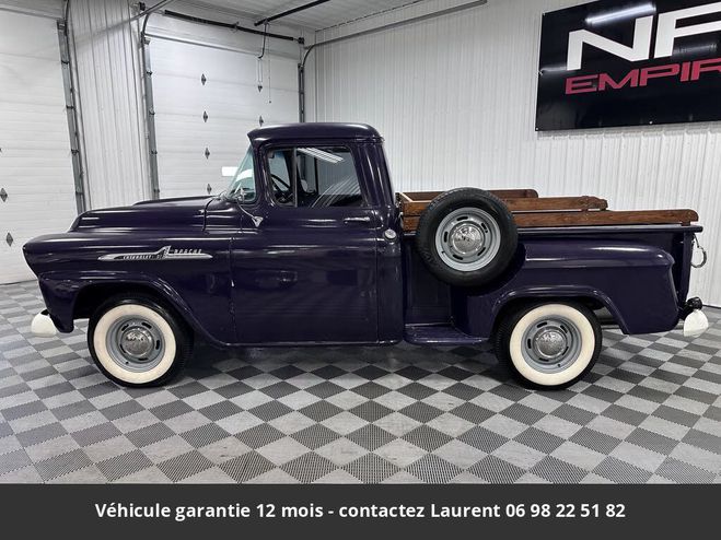 Chevrolet Apache 1958 pickup 235 ci v8 137 hp 2 ou 4 vite Violet de 1958