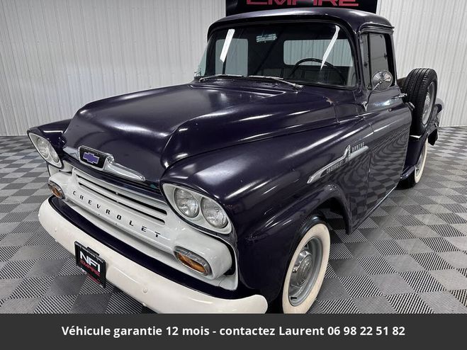 Chevrolet Apache 1958 pickup 235 ci v8 137 hp 2 ou 4 vite Violet de 1958