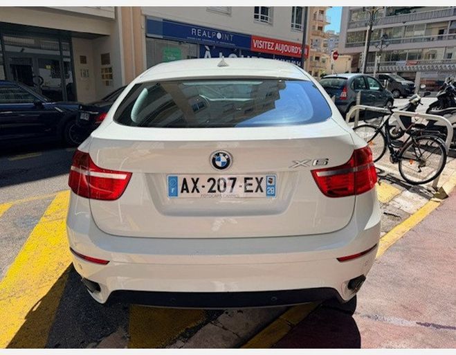 BMW X6 (E71) XDRIVE30DA 245CH EXCLUSIVE Blanc de 2010