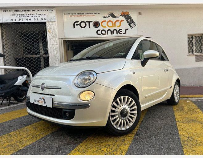 Fiat 500 1.4 16V 100CH LOUNGE DUALOGIC Blanc de 2009