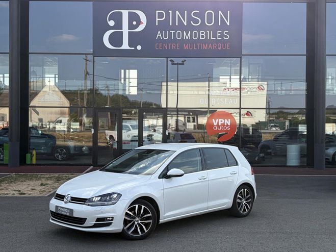 Volkswagen Golf 1.4 16V TSI BlueMotion - 122 VII BERLINE BLANC de 2014