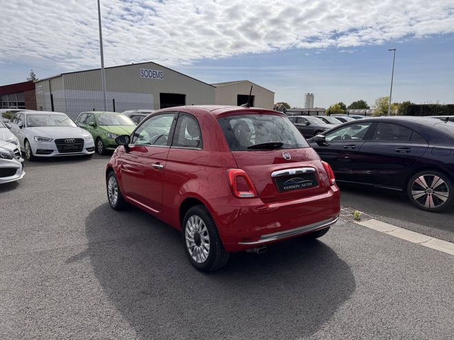 Fiat 500 1.2 69 LOUNGE GPS TOIT PANO TEL CLIM REG ROUGE de 2017