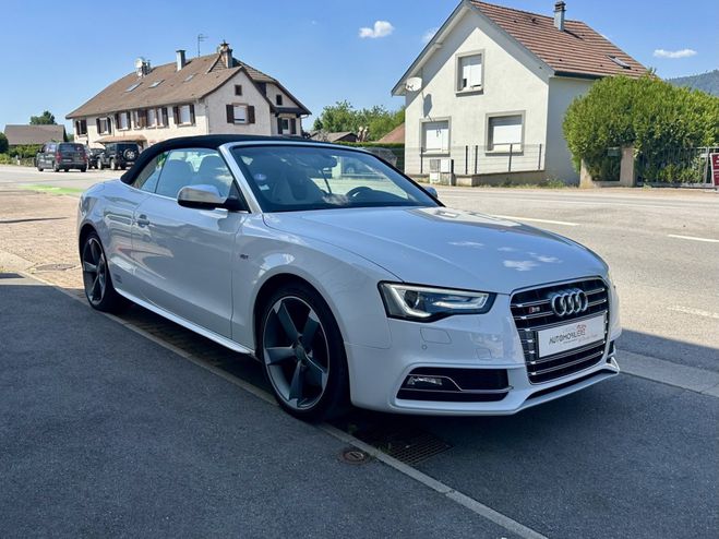 Audi S5 Cabriolet Phase 2 3.0 TFSI V6 24V Quattr Blanc de 2014