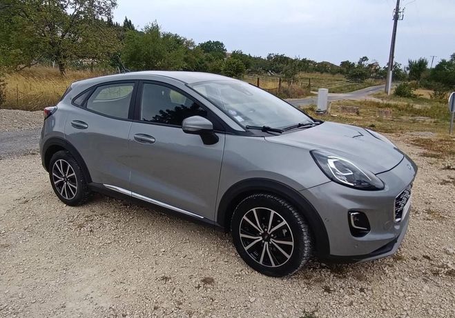 Ford Puma 1.0 EcoBoost 125ch S&S MHEV Titanium Bus Gris de 2023