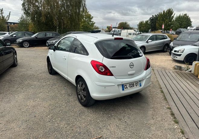 Opel Corsa 1.0 twinport 65ch edition 3p Blanc de 2012