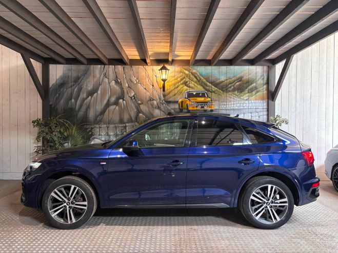 Audi Q5 Sportback 40 TDI 204 CV SLINE QUATTRO S- Bleu de 2021