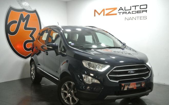Ford Ecosport 1.0 EcoBoost 100ch S&S BVM6 Titanium 1er Bleu de 2019