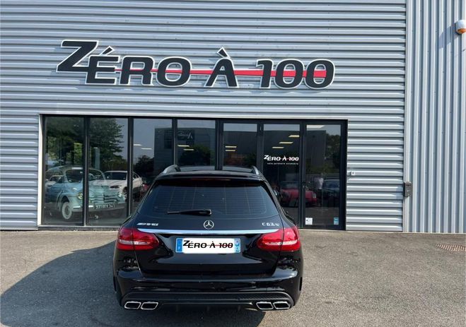 Mercedes Classe C 63S AMG 4.0 V8 Biturbo 510ch BREAK CG FR Noir de 2017