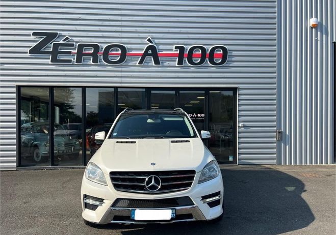 Mercedes Classe ML M/ML 350 D PACK AMG 3.0 V6 258ch 4MATIC  Blanc de 2011