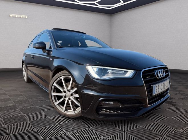 Audi A3 Sportback 2.0 TDI 185 S LINE QUATTRO TOI Noir de 2013