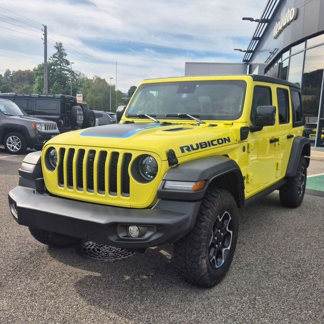 Jeep Wrangler Unlimited 4xe 2.0 l T 380 ch PHEV 4x4 BV Jaune de 2022