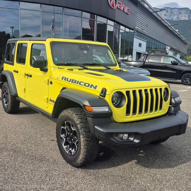 Jeep Wrangler Unlimited 4xe 2.0 l T 380 ch PHEV 4x4 BV Jaune de 2022