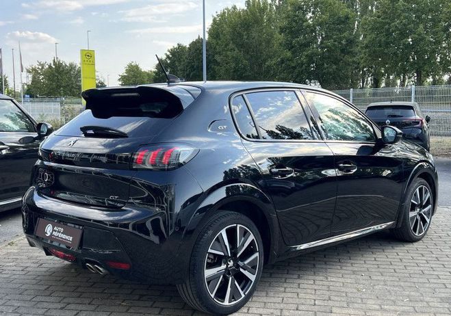 Peugeot 208 1.2 130 CH GT EAT8 CAMERA CARPLAY GPS Noir de 2022